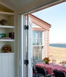 In good weather, the deck at West Wind becomes another room